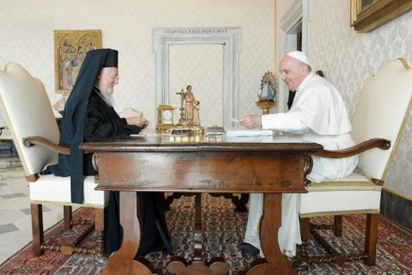 papież Franciszek i patriarcha bartłomiej